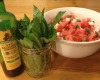 Summer Salad: Tomato, Basil, Mozzarella